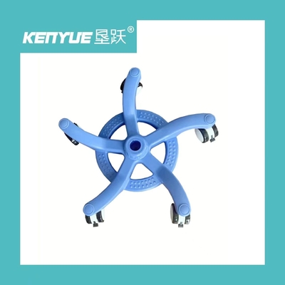 Blue Mobile Infusion Stand Stainless Steel With Wheels Removable