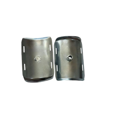 Silver White Iron Leg Rest Metal Material Medical For Hospital Bed