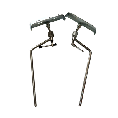 Hospital Obstetrics Iron Leg Rest PU Metal Material Delivery Bed Accessories