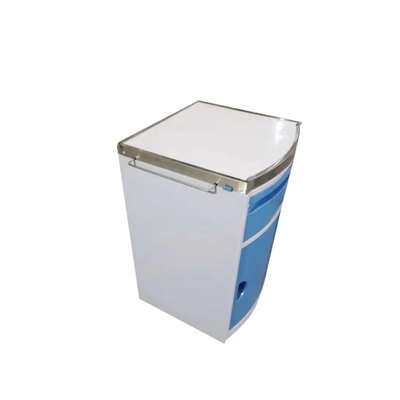 Hospital specific ABS material blue bedside cabinet Ward bedside cabinet