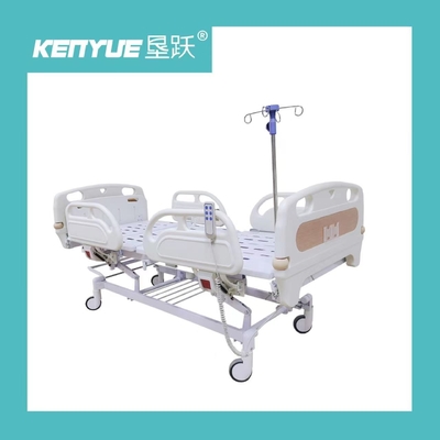 Three Function Electric Special Hospital Bed Wood Grain Color