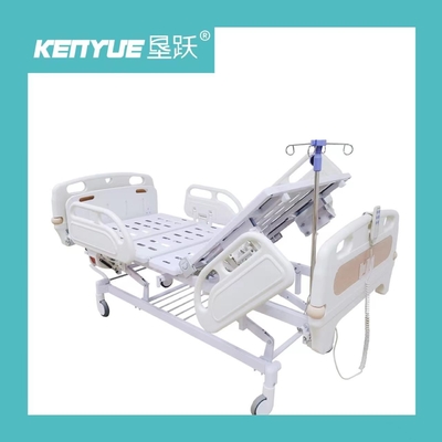 Three Function Electric Special Hospital Bed Wood Grain Color