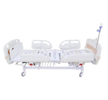 Three Function Electric Special Hospital Bed Wood Grain Color