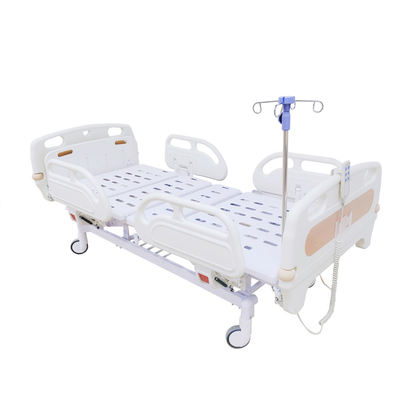 Three Function Electric Special Hospital Bed Wood Grain Color