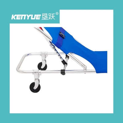 Aluminum Alloy Material Blue Hospital Folding Stretcher hospital dedicated