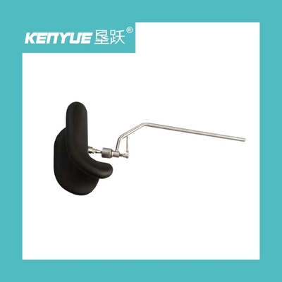 Stainless Steel Leg Support Black Metal Obstetric Operating Table