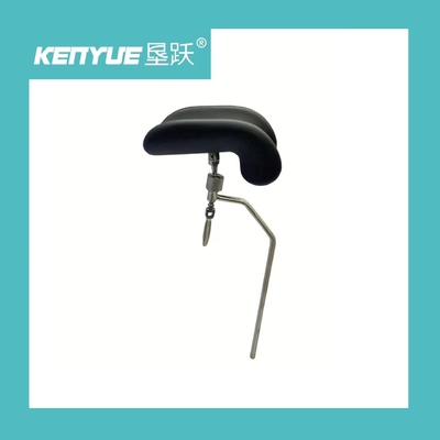 Stainless Steel Leg Support Black Metal Obstetric Operating Table