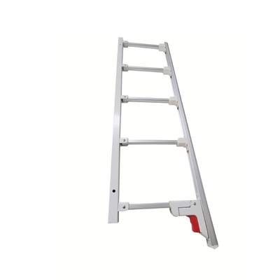 Five Pole Silver Collapsible Medical Bed Side Rails Aluminum Alloy Guardrail