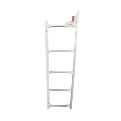 Five Pole Silver Collapsible Medical Bed Side Rails Aluminum Alloy Guardrail