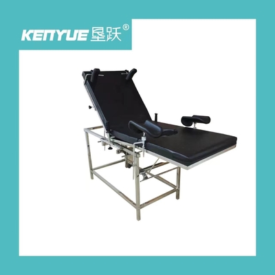 Black Hospital Electric Obstetric Bed For Gynecology