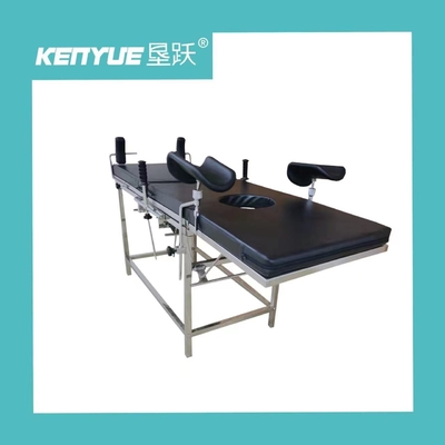 Black Hospital Electric Obstetric Bed For Gynecology