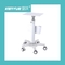 ABS Engineering Plastic Aluminum Alloy Column Hospital Stand Monitor Trolley