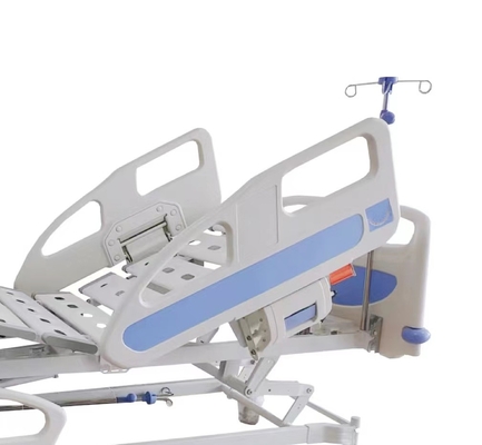 Luxury Five Function Icu Electric Nursing Bed Hospital With Cpr Patient Care