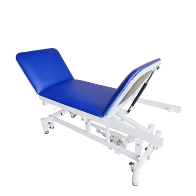 Carbon Steel Electric Examination Couch Bed Hydraulic Medical Blue