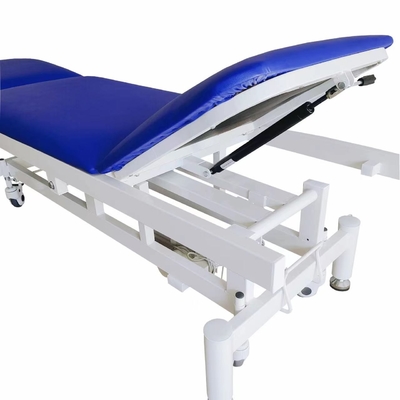 Carbon Steel Electric Examination Couch Bed Hydraulic Medical Blue