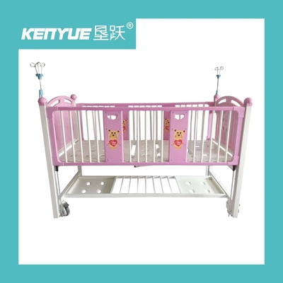 Two Colors Pink And Blue Hospital Baby Crib For Pediatric Medical