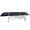 Black PU leather material examination bed is used for hospital medical treatment