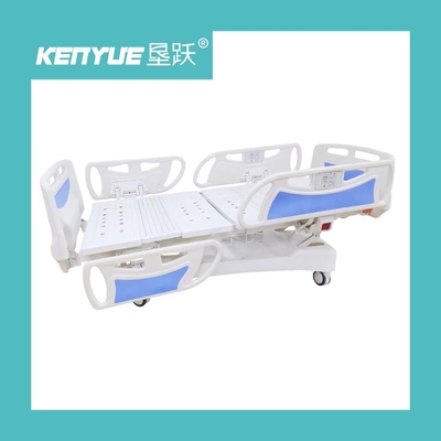Hospital Furniture Electric Nursing Bed Blue Five Function Adjustable