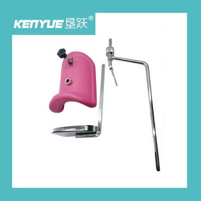 304 Bracket Obstetric Table Accessories Hospital Leg Holder Pink