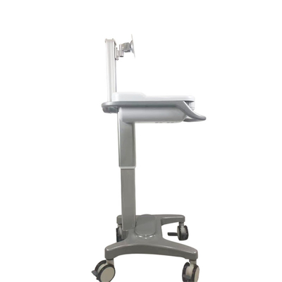 Medical computer cart aluminum alloy pillar medical computer nursing examination car