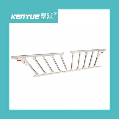 Customized Hospital Bed Guardrail 10 Gear Double Switch Aluminum Alloy