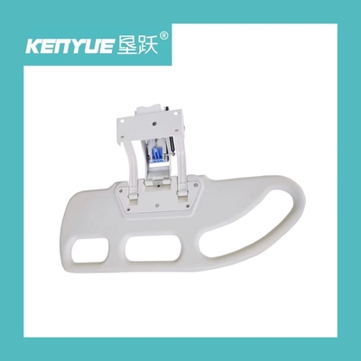 PP Material Hospital Guard Rail Brown With Angle Display