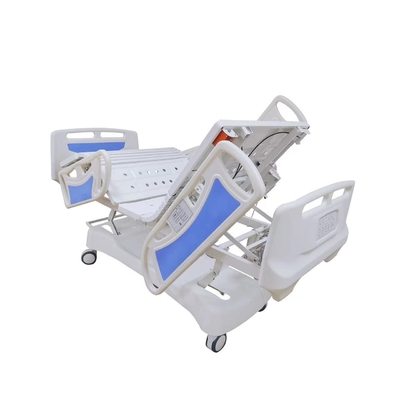 Adjustable Blue Electric Hospital Nursing Bed 770mm Five Function With Cover