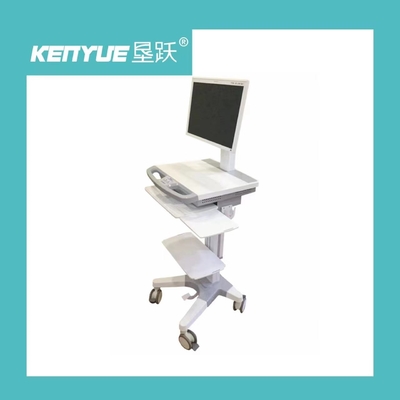 Hospital Medical Furniture Computer RV With Four Wheels White