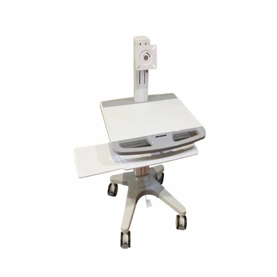 Hospital Medical Furniture Computer RV With Four Wheels White