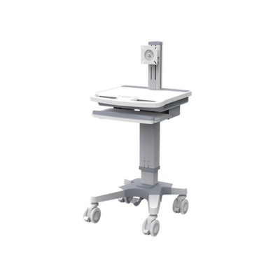 Hospital Medical Furniture Computer RV With Four Wheels White