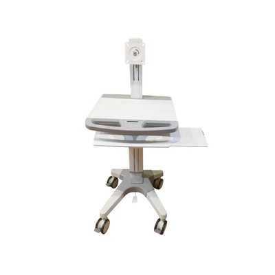 Hospital Medical Furniture Computer RV With Four Wheels White