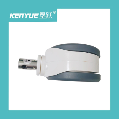 6Inch Central Control Wheel TPR+PP 32*50mm With Medical Accessories Wheel White