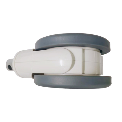 6Inch Central Control Wheel TPR+PP 32*50mm With Medical Accessories Wheel White