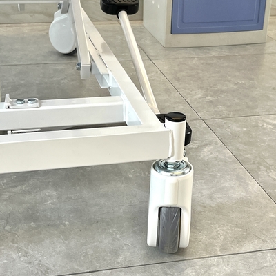 Hydraulic Ambulance Stretcher Trolley Blue For Hospital Medical