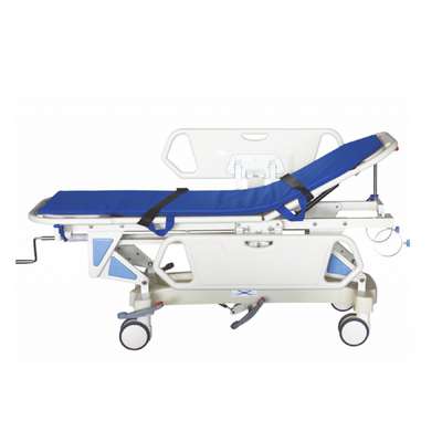 Luxurious Hydraulic Emergency Stretcher Trolley For Hospital With Wheels