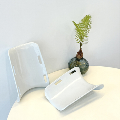 ABS Material Leg Holder White Color For Gynecology Bed Table For Hospitals