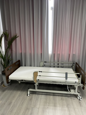 Electric Home elderly nursing Bed with Lockable Wheels