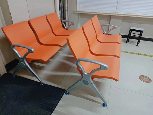 Padded Hospital Waiting Room Chair with Steel Frame
