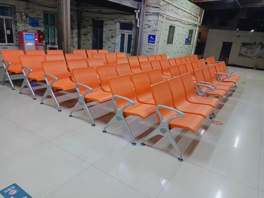Padded Hospital Waiting Room Chair with Steel Frame