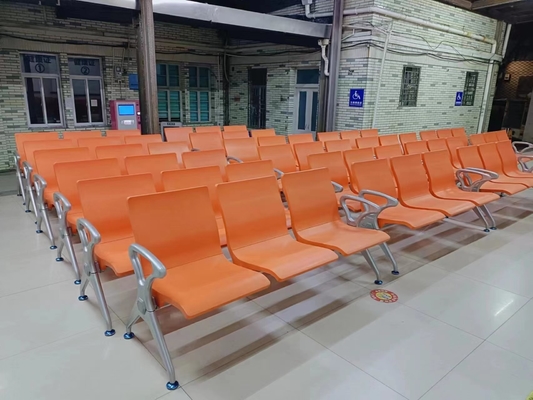Padded Hospital Waiting Room Chair with Steel Frame