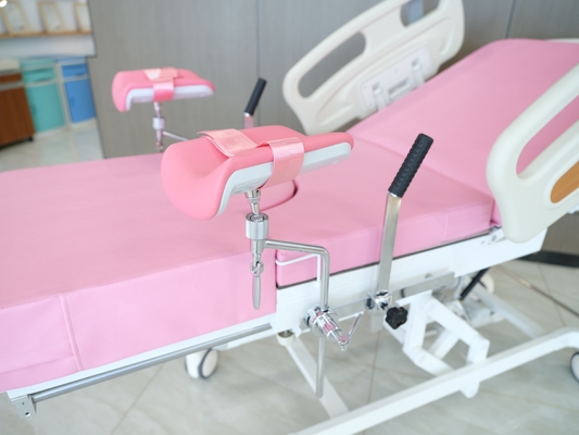 Manual Gynecological Exam Bed with Adjustable Back Plate Adjustable Customization