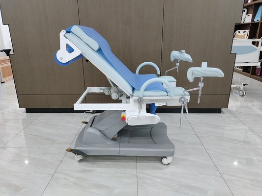 (Premium Auto-Paper Dispensing Gynecological Bed - Electric Height/Trendelenburg Adjustment with Sterile Paper Roll)