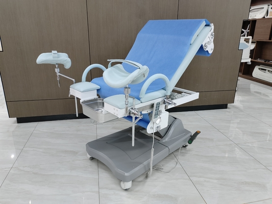 (Premium Auto-Paper Dispensing Gynecological Bed - Electric Height/Trendelenburg Adjustment with Sterile Paper Roll)