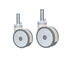 Medical Caster Wheel Central Control Hospital Castors PU PA ABS Flexible Anti Corrosion