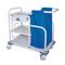 Laundry Collecting Medical Instrument Trolley For Hotel Hospital Carbon Steel Sprayed