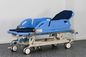 Hydraulic Integrated guardrail Rotating Side Rails Patient Transfer Trolley