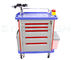ABS And Stainless Steel Hospital Equipment Mobile Nursing Patient Medical Cart Medical Emergency Trolley Cart