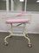 Pink Mobile Cot Hospital Baby Bed , Newborn Hospital Baby Cot With ABS Basin