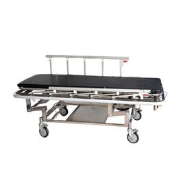 Medical Emergency Ambulance Stretcher Trolley Stainless Steel Adjustable Height