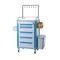 OEM Design ABS Utility Furniture Medical Trolley With Drawers , Medical Equipment Trolley